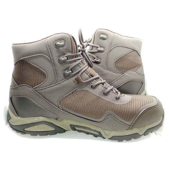 Nortiv 8 Hiking Boots Mens 11 Brown Waterproof JS19005M Ankle Lace Up Work Shoes
